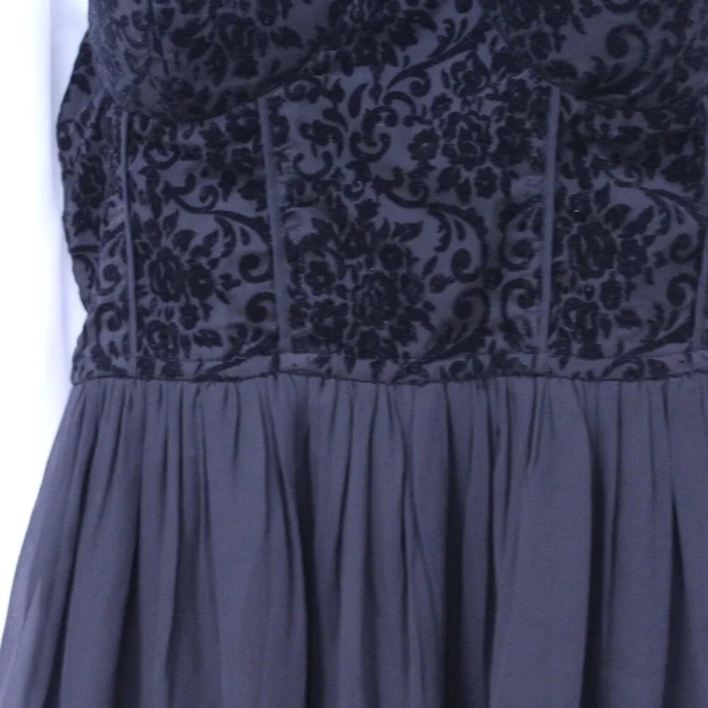 Chic Black Strappy Mini Dress - Picture 4 of 11